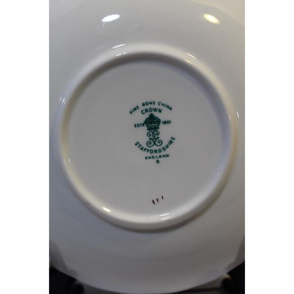 Crown Staffordshire England Fine Bone China Teacup & Saucer by Duchess Sunflower - Picture 4 of 11